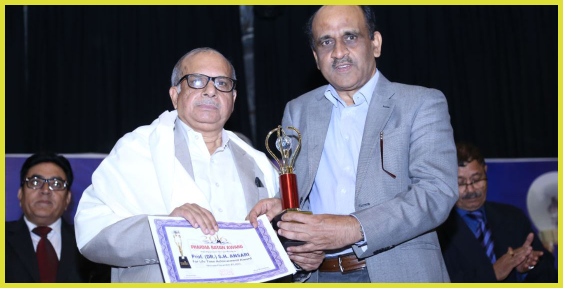 Prof. S.H. Ansari_Life Time Achievement_Pharma Ratan 2016